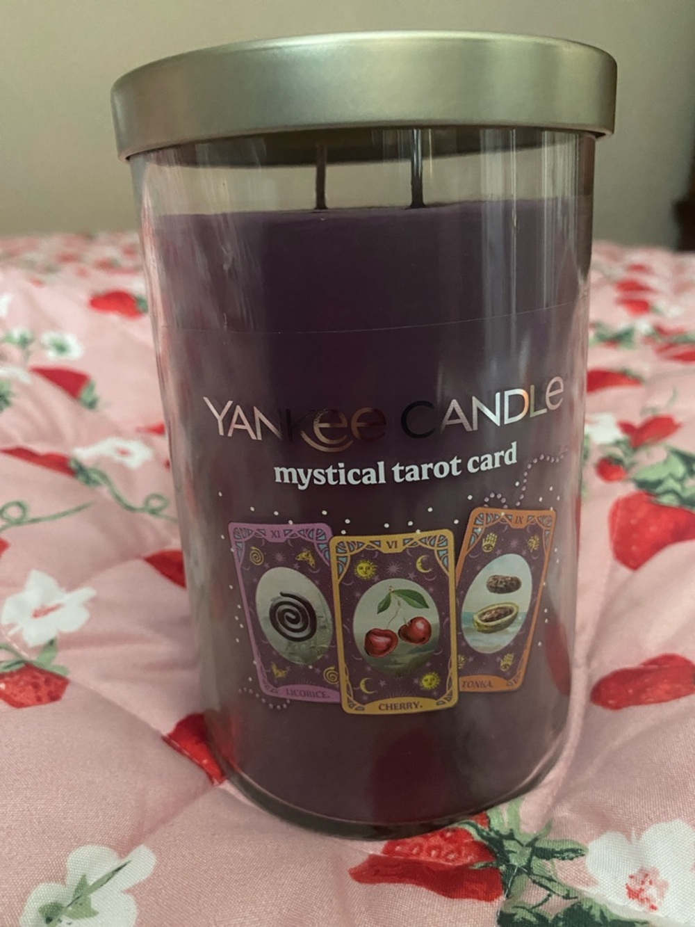 Yankee Candle Mystical Tarot Card Jar 20 ounce Tumbler - Halloween Spooky Scent